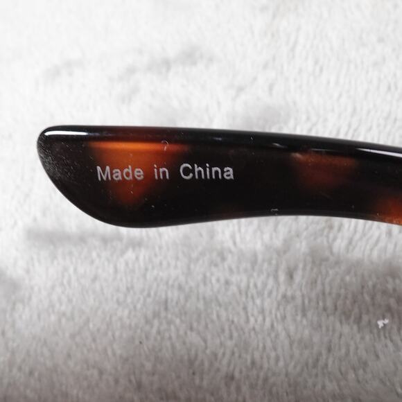 Ed Hardy Dragon House Annunciation Y2K Sunglasses Unisex Brown Tortoise VTG New main image 12